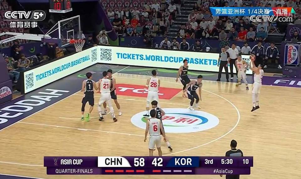 比赛中, 团队立即上, 在韩国队掀