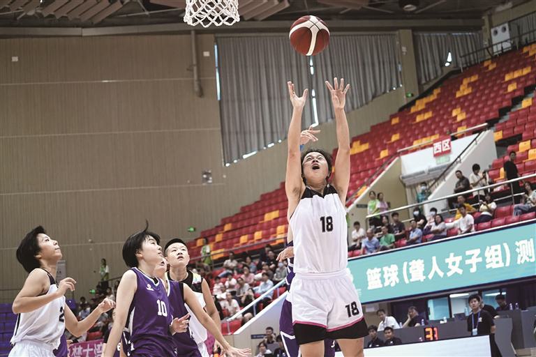 情况, 爱好轮椅篮, 这次测试赛